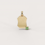 Octagon Emerald Charm